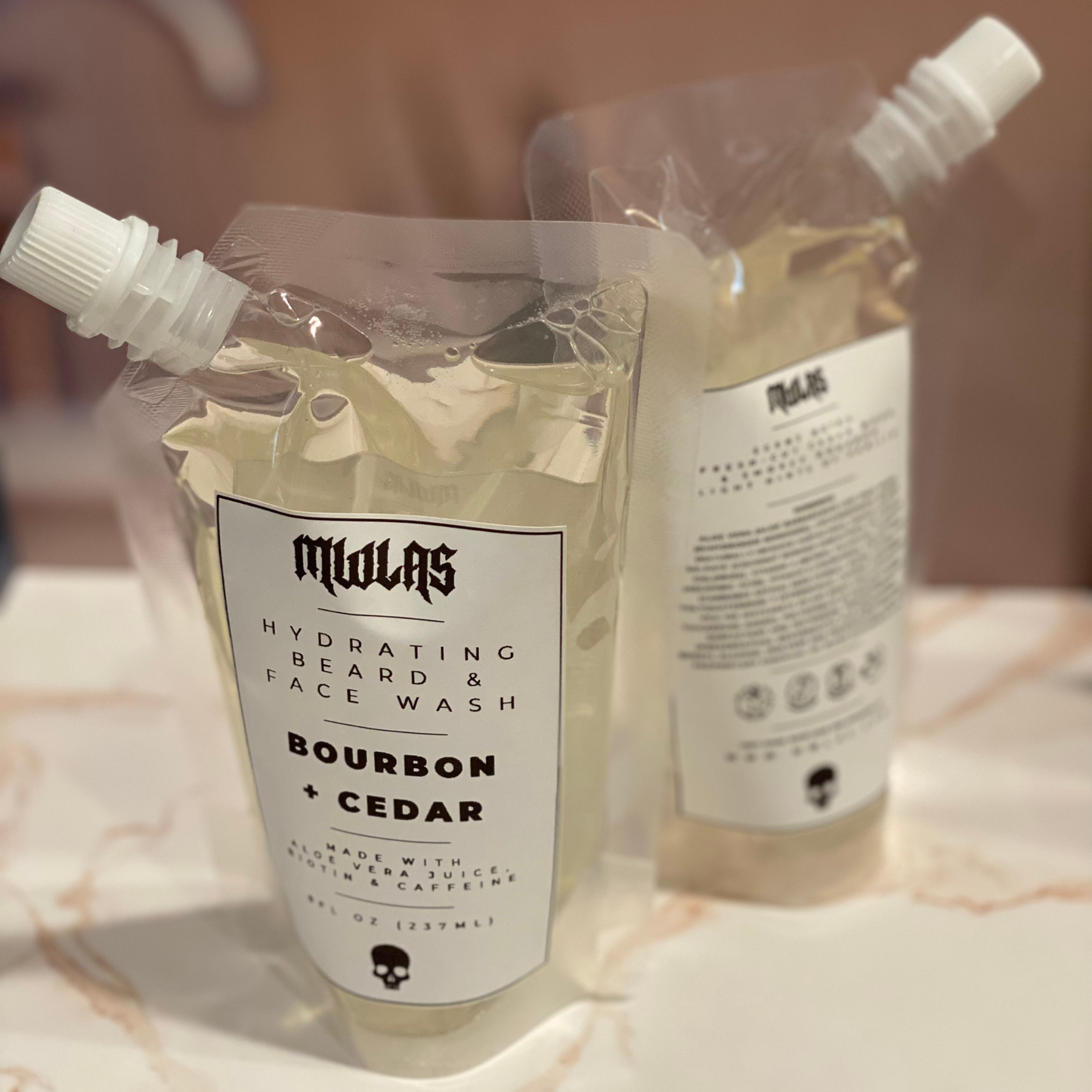 BOURBON + CEDAR Hydrating Beard & Face Wash