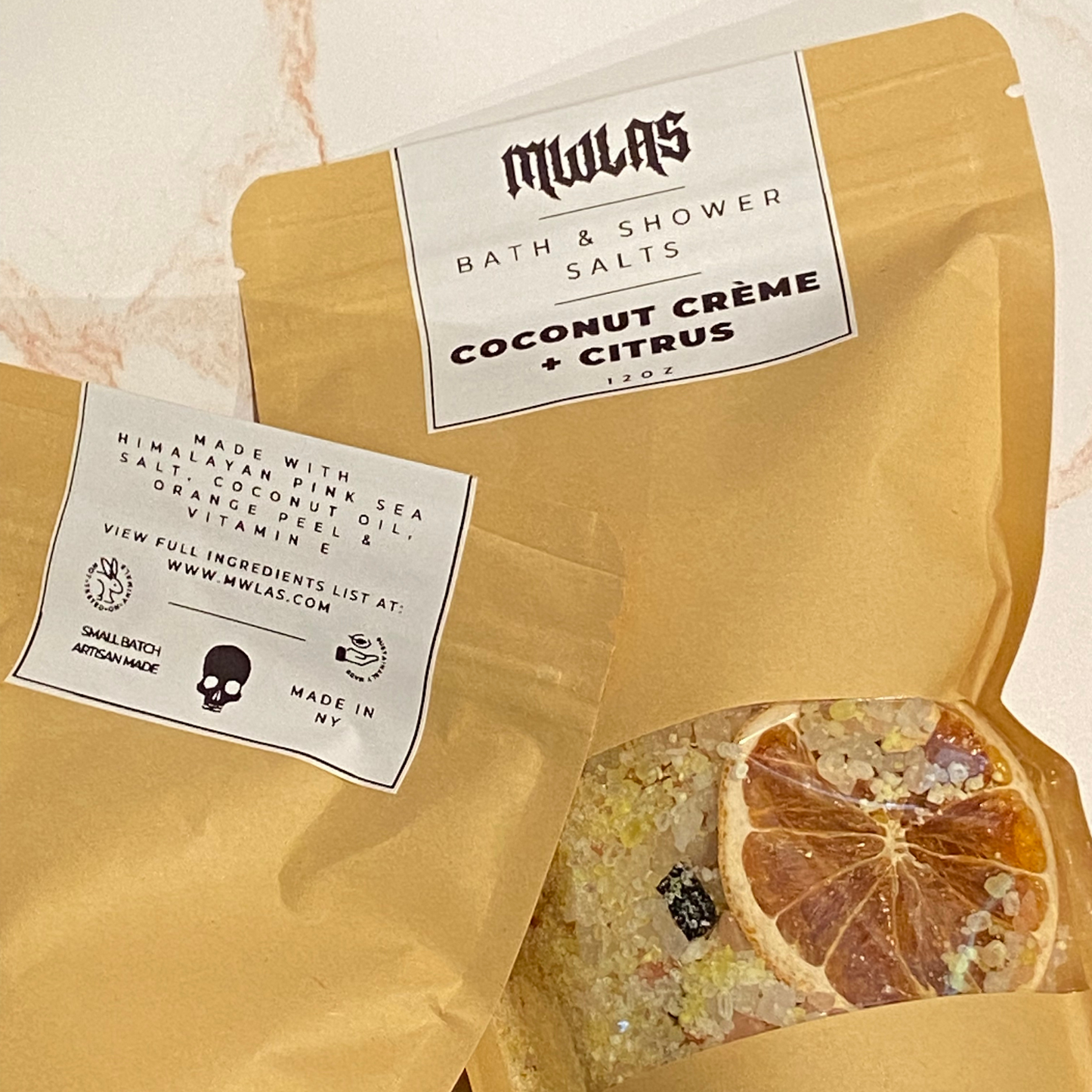 Coconut Crème + Citrus Bath Salts