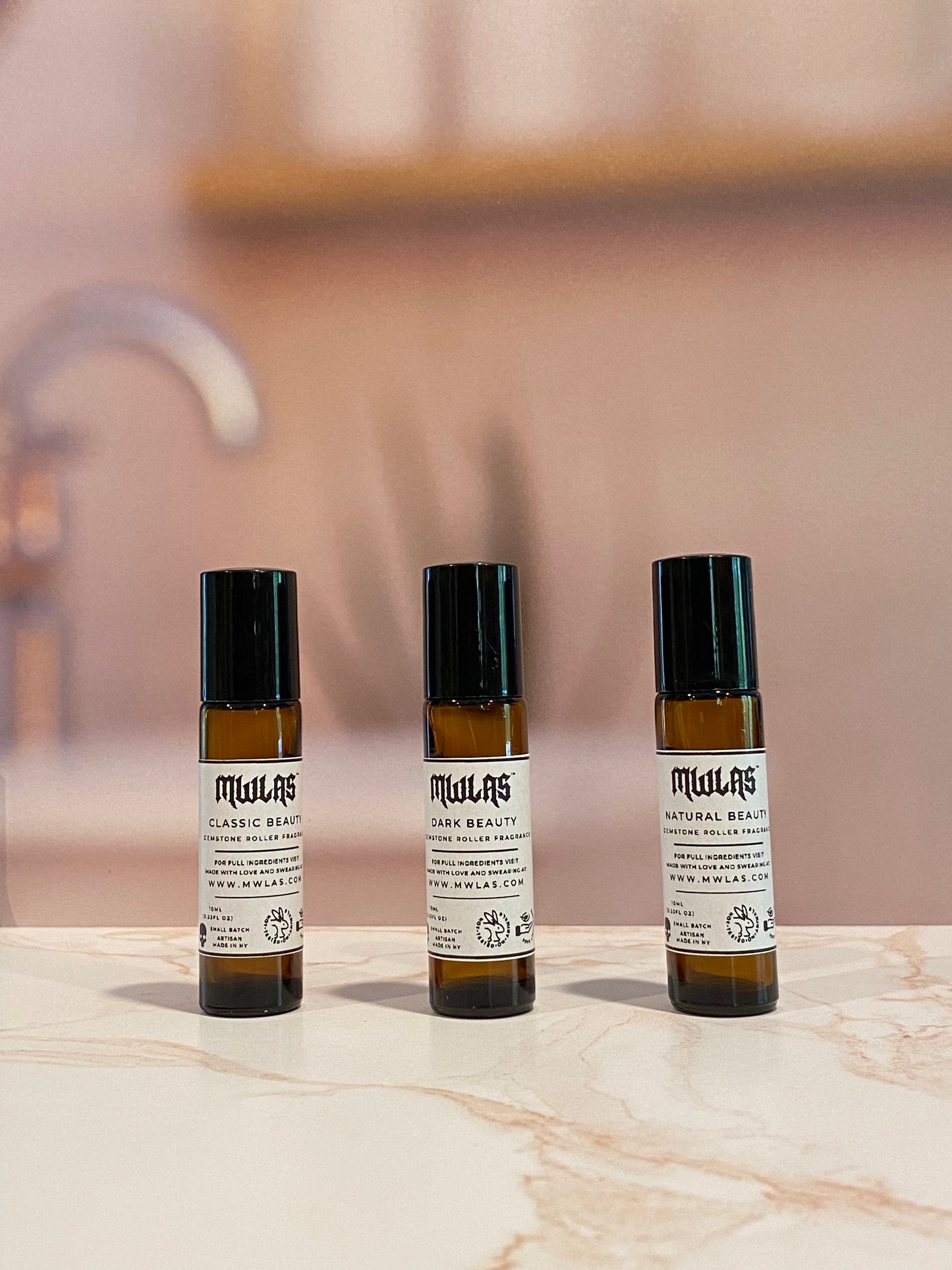 DARK BEAUTY | Gemstone Roller Natural Perfume Fragrance | 10ml (.3oz)