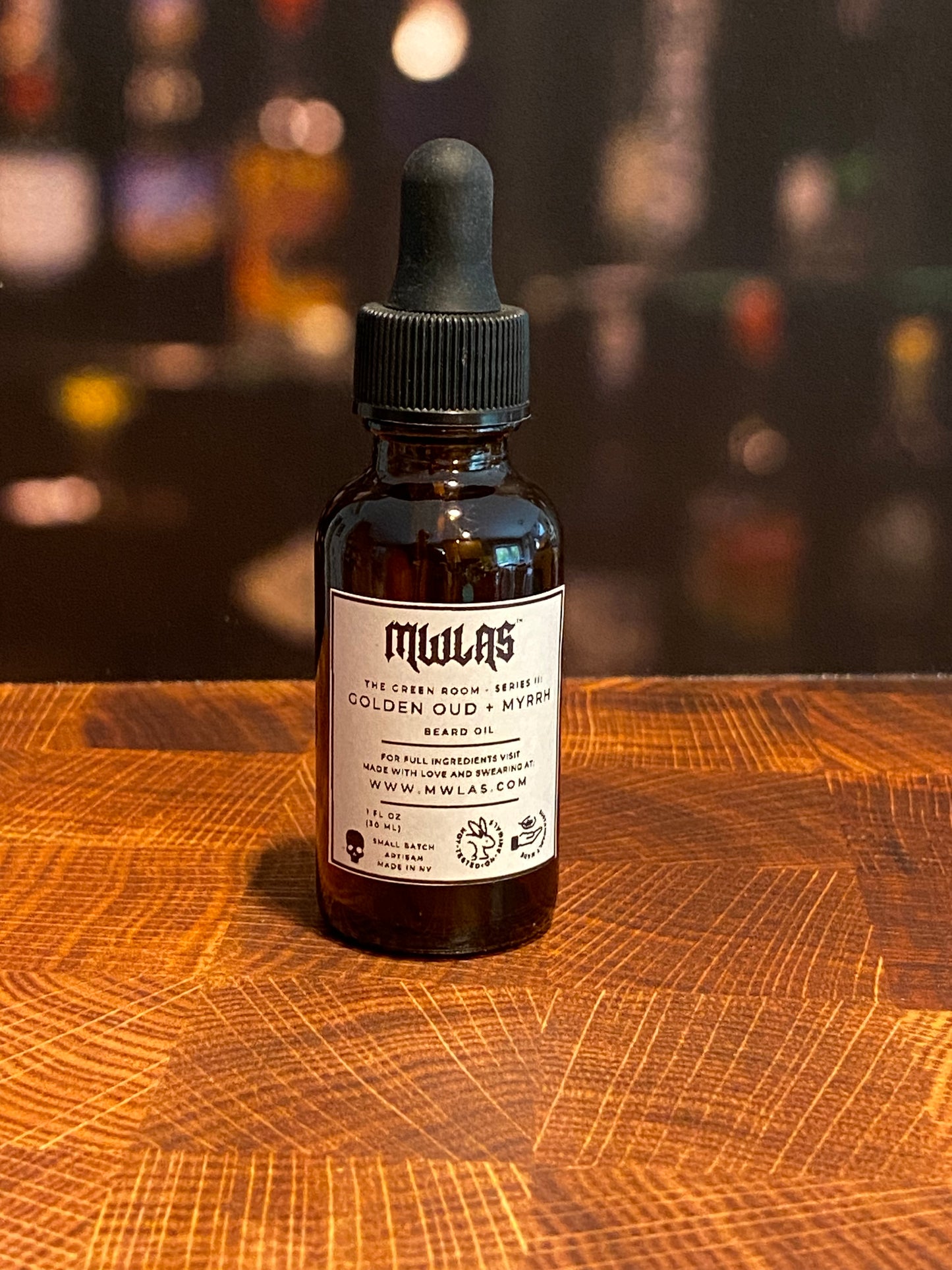 The Green Room Series II: GOLDEN OUD + MYRRH Beard Oil