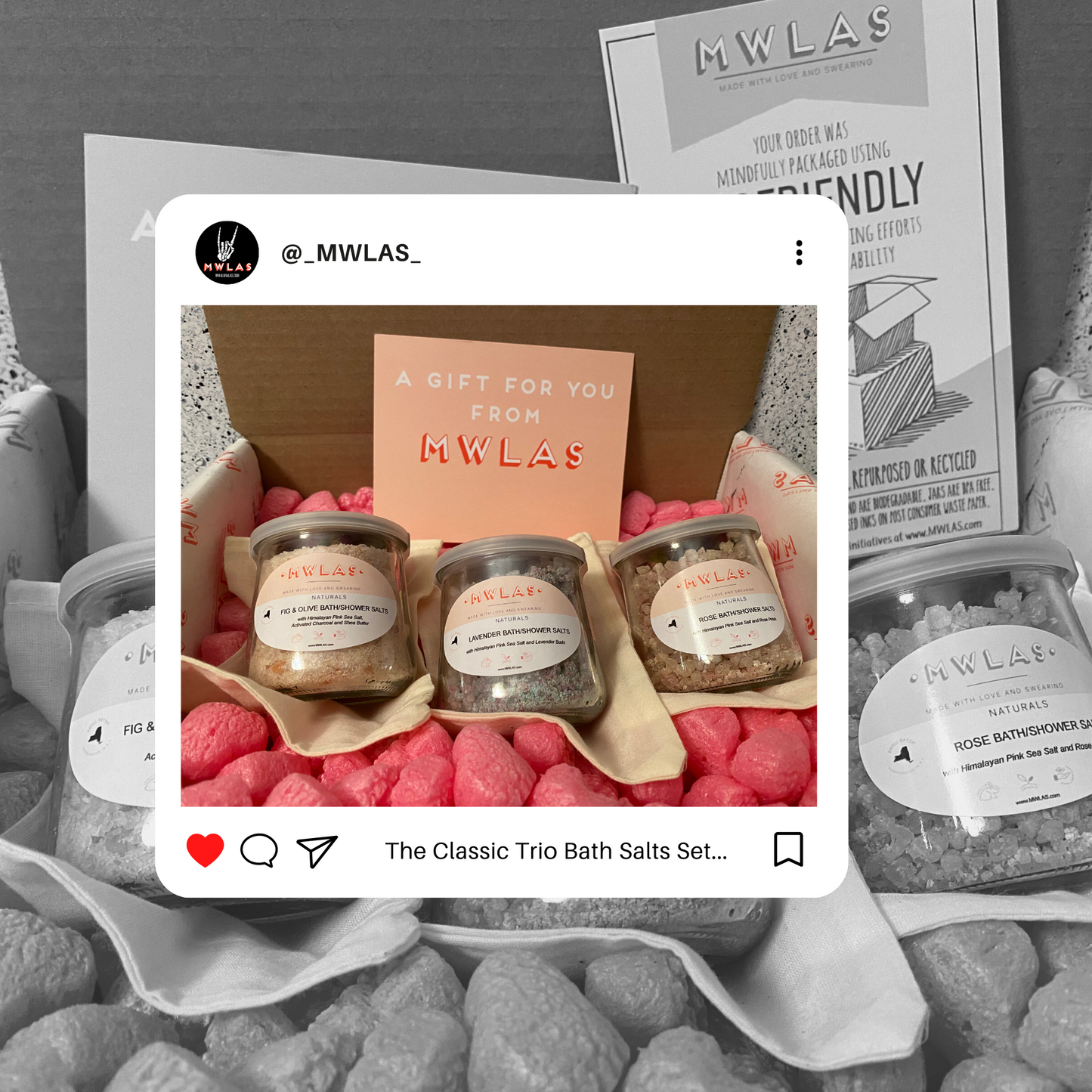Classic Trio Bath Salts Set