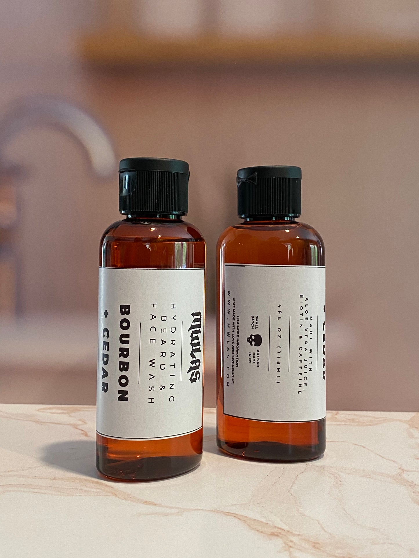 BOURBON + CEDAR Hydrating Beard & Face Wash
