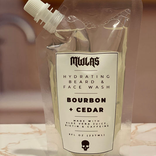 BOURBON + CEDAR Hydrating Beard & Face Wash