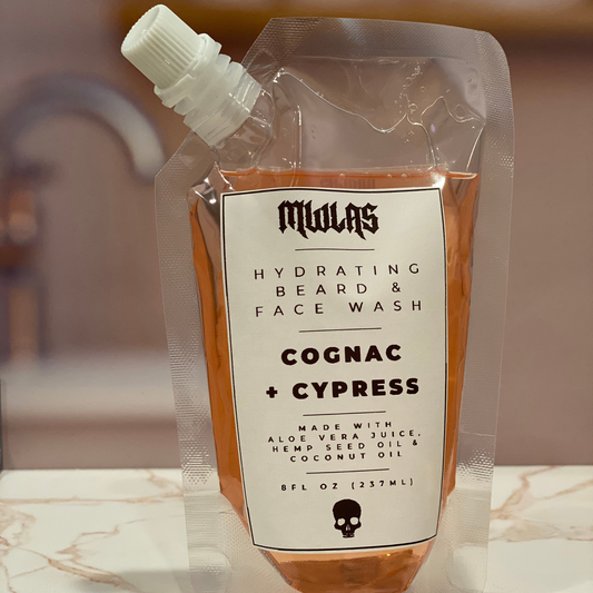 COGNAC + CYPRESS Hydrating Beard & Face Wash