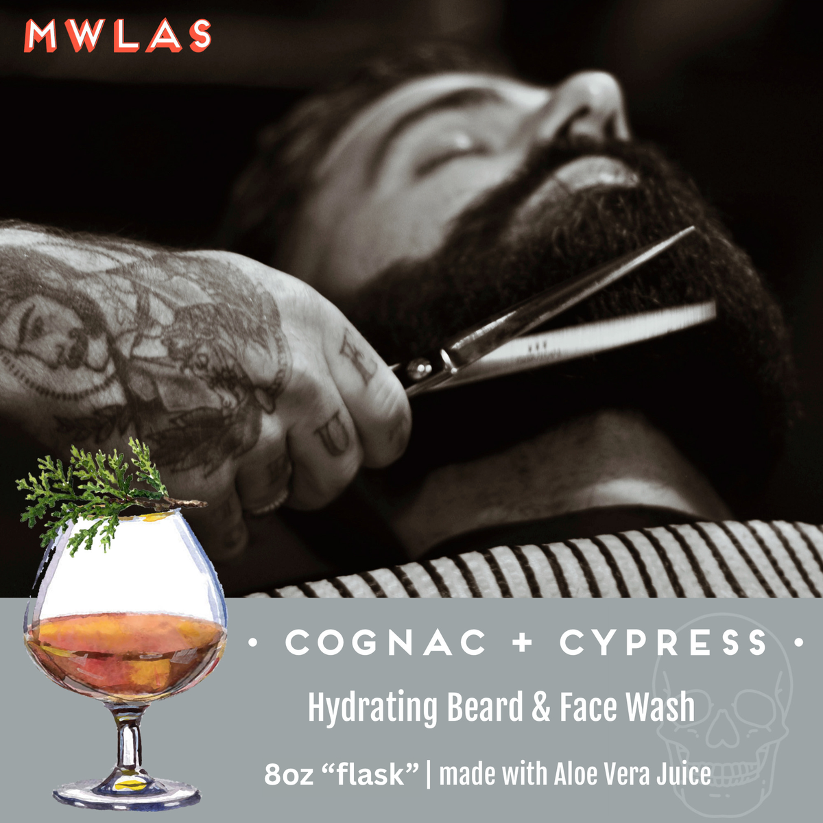 BOURBON + CEDAR Hydrating Beard & Face Wash