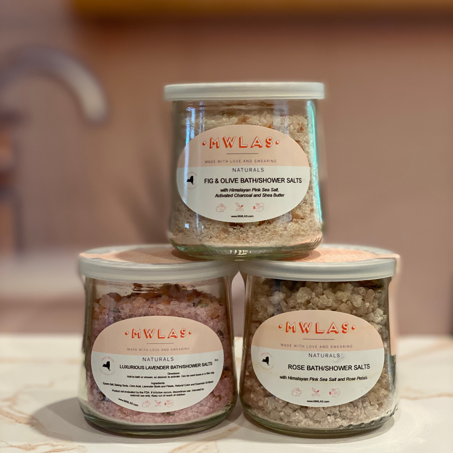 Classic Trio Bath Salts Set