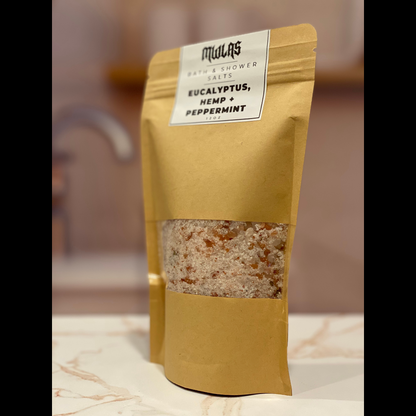 Eucalyptus, Hemp + Peppermint Bath Salts