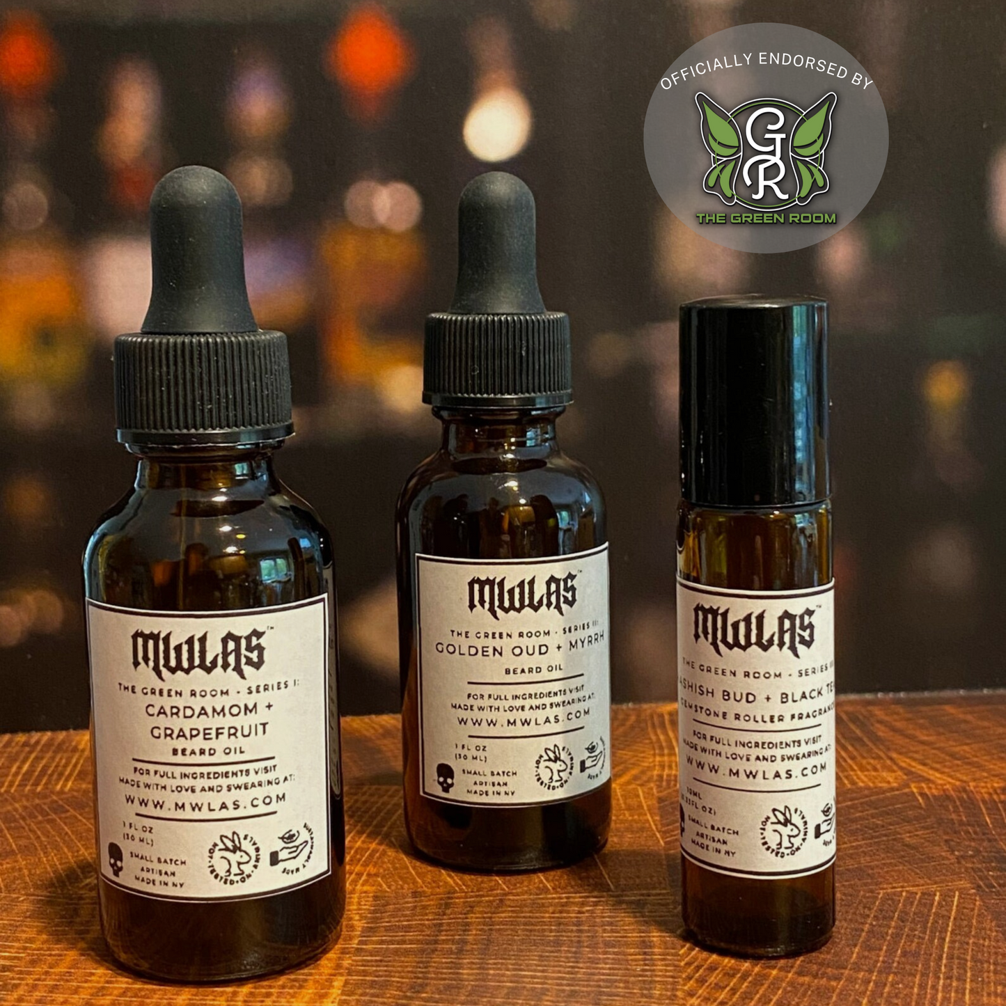 Hashish Bud + Black Tea Gemstone Roller Fragrance | The Green Room Series III | 10ml/.3oz