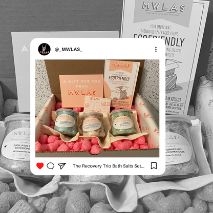 Recovery Trio Bath Salts Set