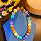Chakra Tree of Life Stacking Bracelet (Silver)