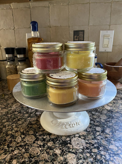 LEMON MERINGUE scented | 3 oz Hand Poured Soy Wax Candle