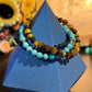 Jasper Tiger Eye Stacking Bracelets (Set of 3)