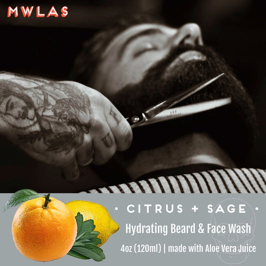 CITRUS + SAGE Hydrating Beard & Face Wash