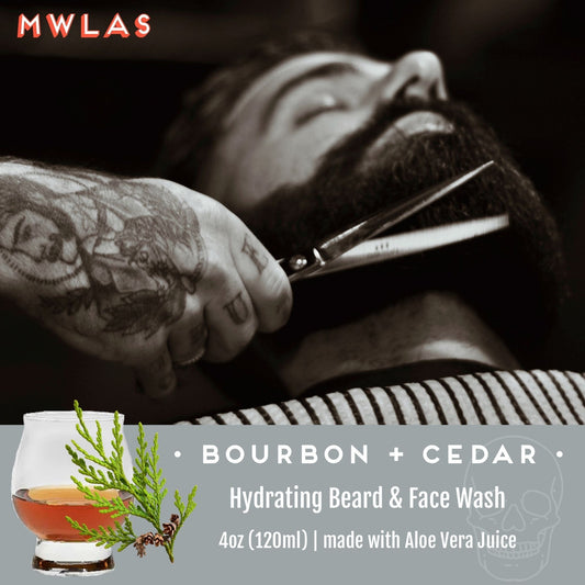 BOURBON + CEDAR Hydrating Beard & Face Wash