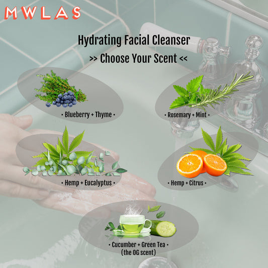 Hydrating Facial Cleanser | Routine Step 2 | Choose Your Own Scent | Made With Aloe Vera Juice